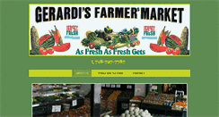 Desktop Screenshot of gerardisfarmersmarket.com