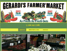 Tablet Screenshot of gerardisfarmersmarket.com